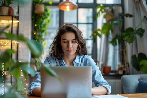 woman with laptop