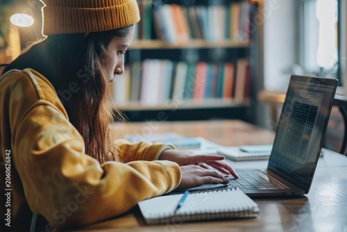man working on laptop