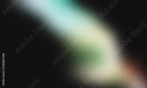Grain texture dark background, green blue yellow red glowing abstract shapes on black backdrop, colorful noisy gradient banner, modern poster wallpaper design