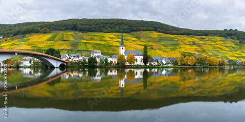 Foto Piesport village and St