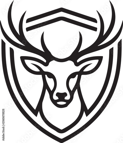Фотография Sentinel security elite protection logo with bull shield symbol