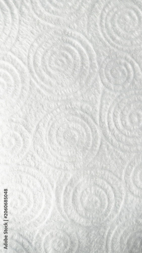Fototapeta premium White Embossed Paper Texture with Circular Pattern
