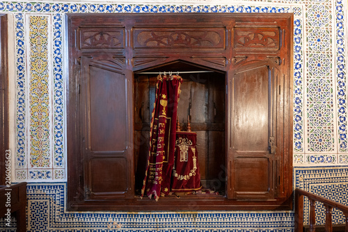 Torah Ark at Ibn Danan Synagogue - Fez, Morocco
