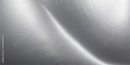 Konstfotografi Brushed metal texture silver steel plate surface with smooth industrial pattern