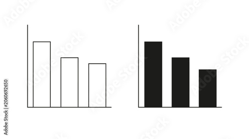 Photos Comparing Data Through Bar Graphs