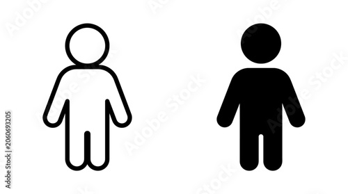 Fotografie Human Figures in Black and White