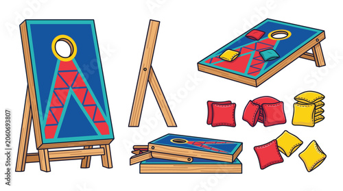 Cornhole Game Boards Bean Bags and Accessories