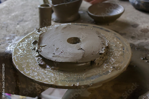 PLATO GIRATORIO PARA ESCULPIR ARTESANÍAS EN BARRO Y ARCILLAS A MANO