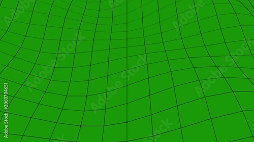Grid Abstract Surface Wave Visualizer for Presentation Backgrounds and Technology