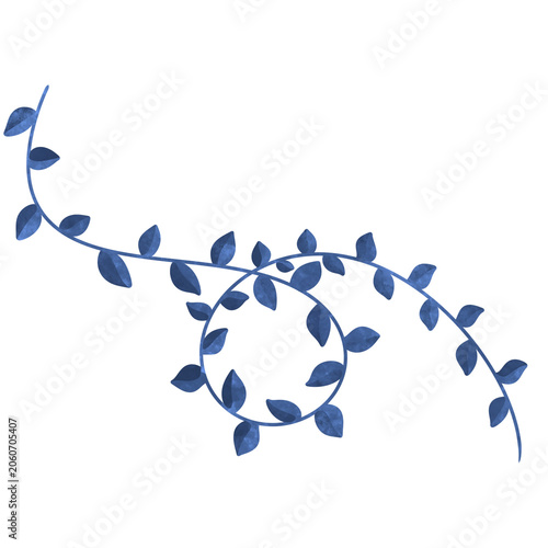 Creeping Vines leaves illustration 