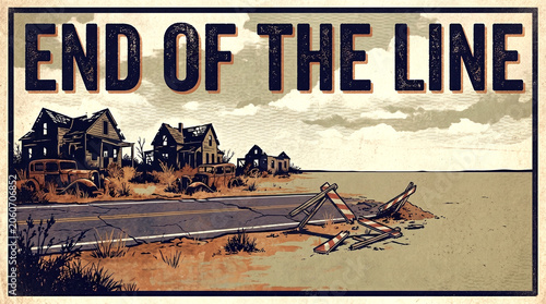 End of the Line. It signifies that a process, journey, relationship, or activity must stop completely, as it is no longer possible to continue or make any further progress