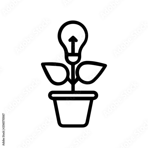 Idea Growth Plant Icon