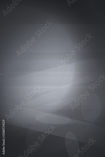 Blue abstract 3D sphere with light beam