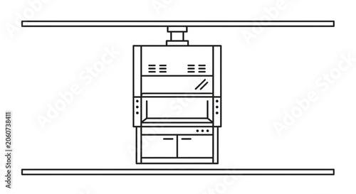 Laboratory fume hood, science equipment, ventilation system, cleanroom, research facility