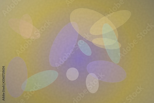 Abstract soft pastel shapes overlay on textured background