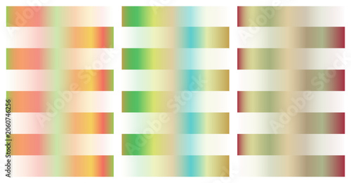 vibrant colorful gradient palettes