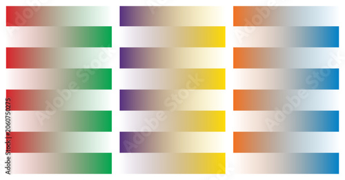 vibrant colorful gradient palettes