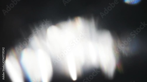 Real organic Light Leaks and Bokeh effect transition