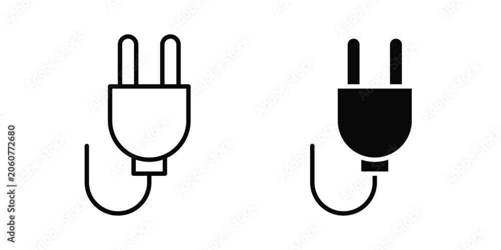 Fototapeta premium Power plug icon