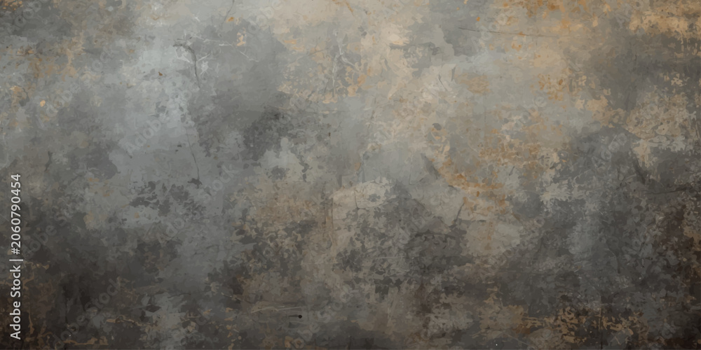 Fototapeta premium Old rusty grunge metal texture background with aged dirty vintage metal surface and rough dark industrial pattern design