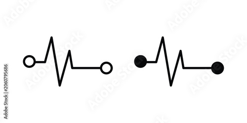 Vászonkép Pulse icon