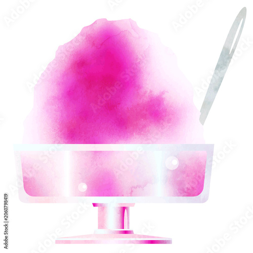 Shaved ice - pink