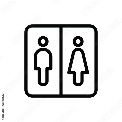 Toilet Outline Icon