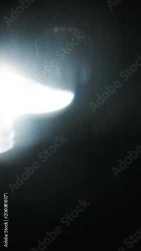 Optical blur bokeh light leaks vertical for 4k video editing
