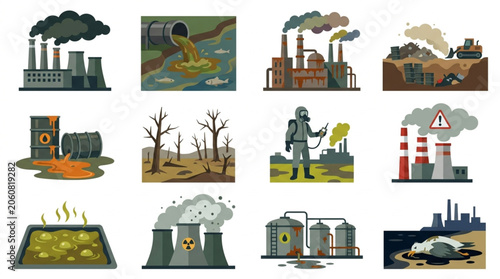 Industrial Pollution and Environmental Degradation.