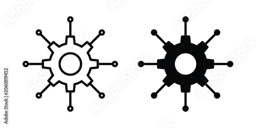 Quadro su tela Useful functions icon