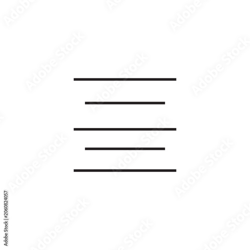 Принти на полотні center alignment icon