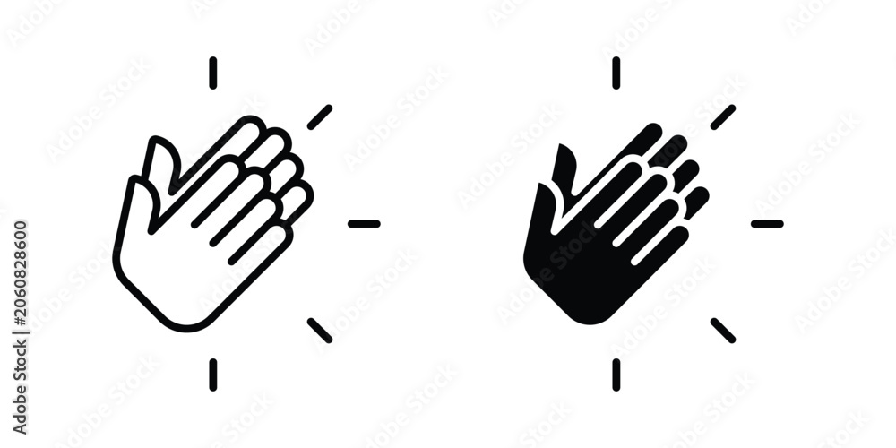 Fototapeta premium Clap icon
