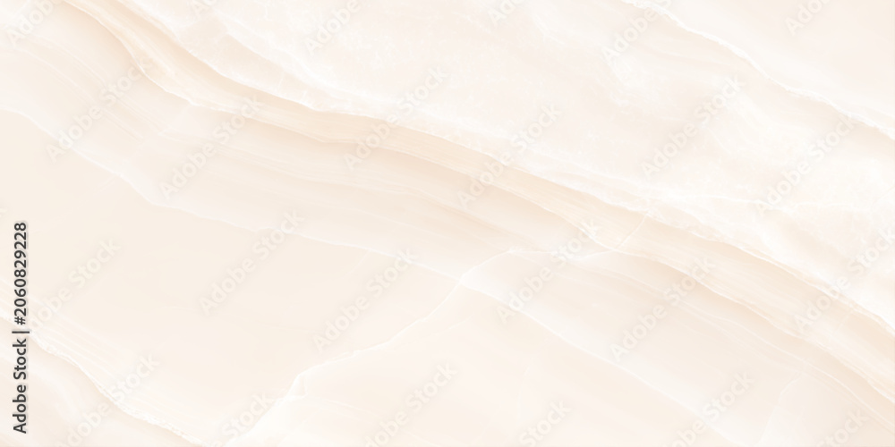 Obraz premium Soft beige marble texture background with smooth wavy lines and subtle veining patterns