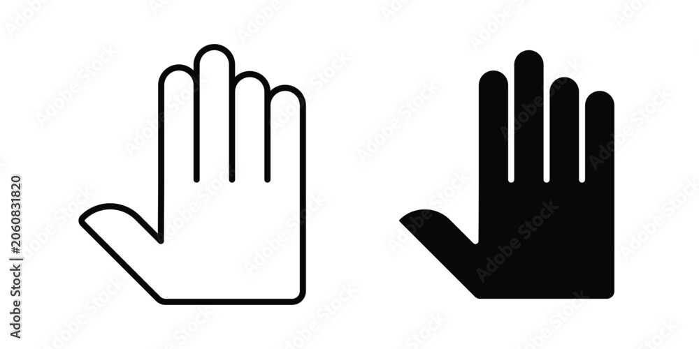 Obraz premium Hand icon
