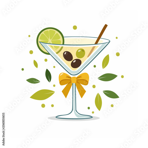 Flat design sunflower vector illustration