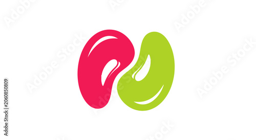 Foto Jelly Bean Vector Illustration