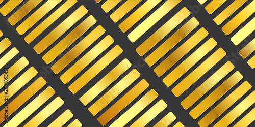 Foto Garis bawah kuning grunge tebal lurus