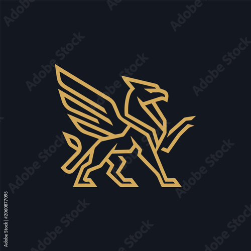 Φωτογραφία Geometric Gryphon Logo