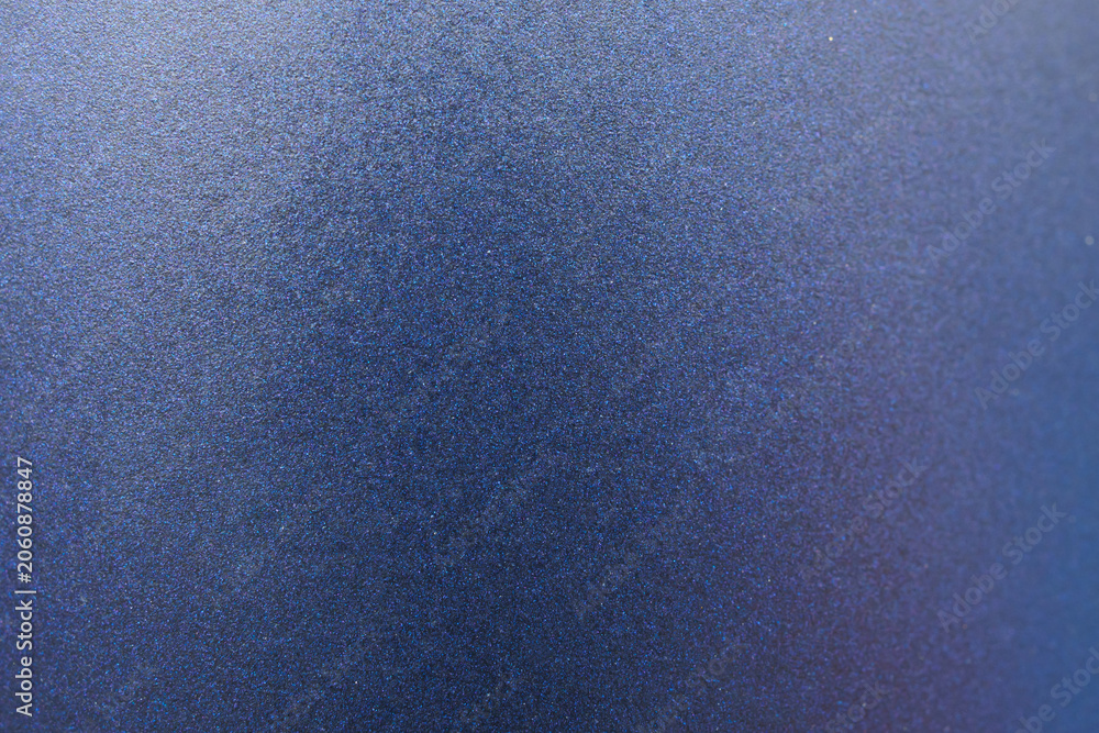 Naklejka premium Dark Blue Metallic Gradient Background with Fine Glitter Texture
