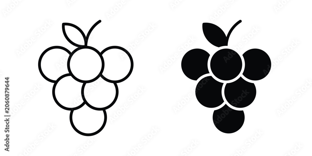 Fototapeta premium Grape icon