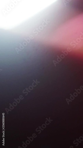 Fast vertical light leak transition for video editing