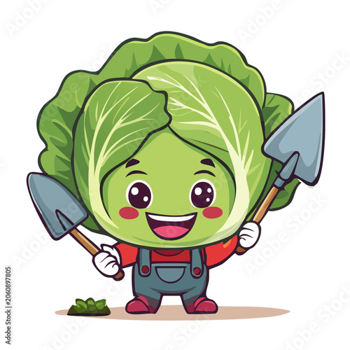 Cartoon green frog with backpack and sunglasses