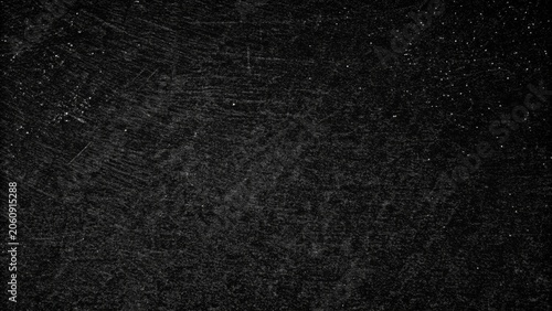 Принти на полотні Grain noise texture on black background with grunge dust and scratch patterns, v