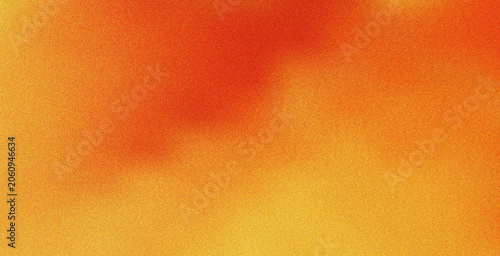 Vibrant fiery orange and sunny yellow abstract gradient with a dynamic glow and subtle film grain