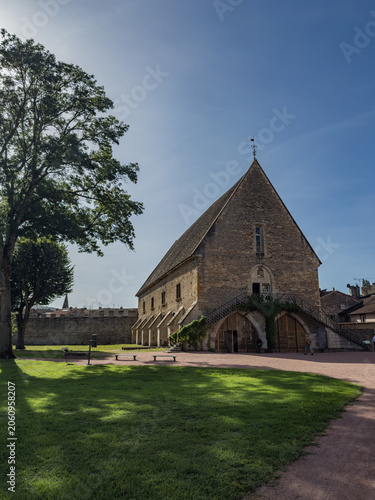 Old granary in the Cluny Abbey, former Benedictine monastary in Cluny, France.