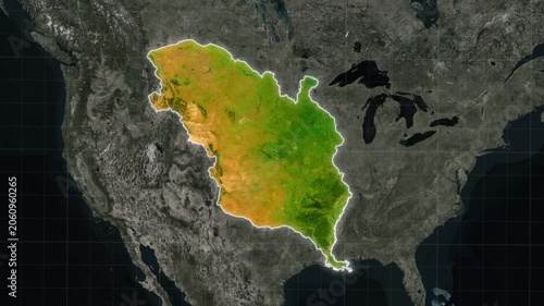 Lousiana Purchase Map Animation 1803 AD