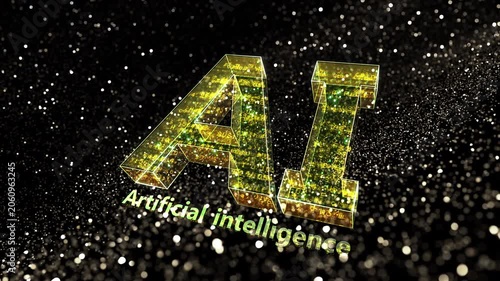 AI artificial intelligence Digital Sea concept background
