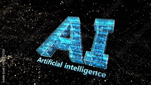 AI artificial intelligence Digital Sea concept background