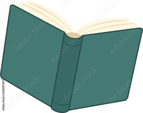 Open Book Illustration