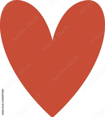 Handdrawn Heart Shape Illustration